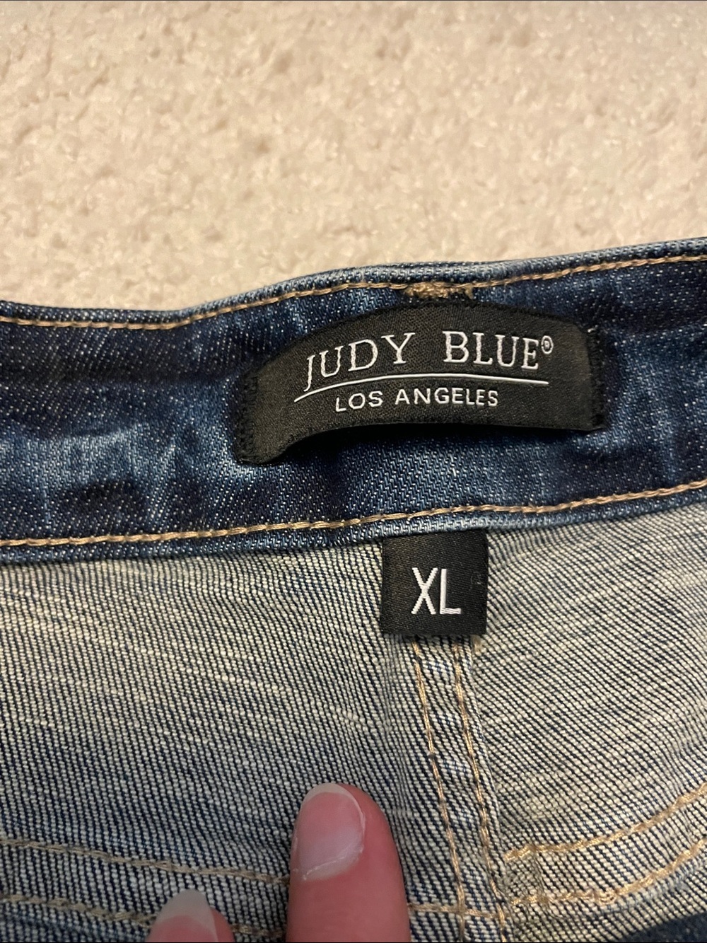 Lot of Two Judy Blue Distressed Denim Shorts - Picture 3 of 7